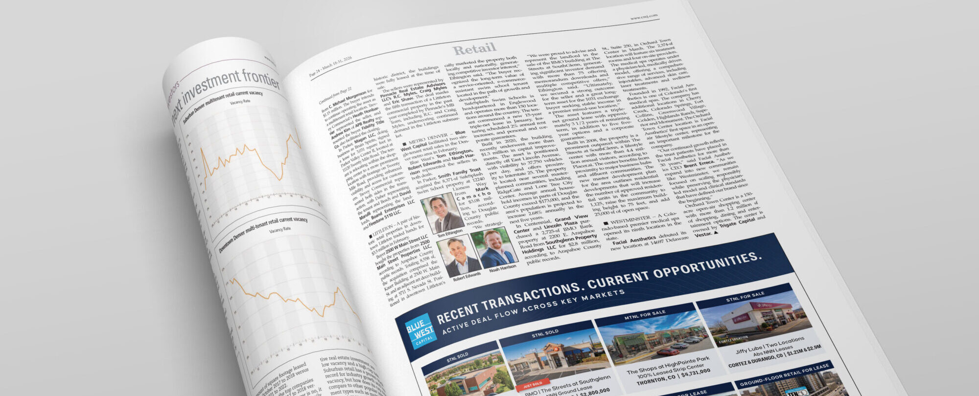 Blue West Capital facilitated two single-tenant retail sales in the Denver metro area