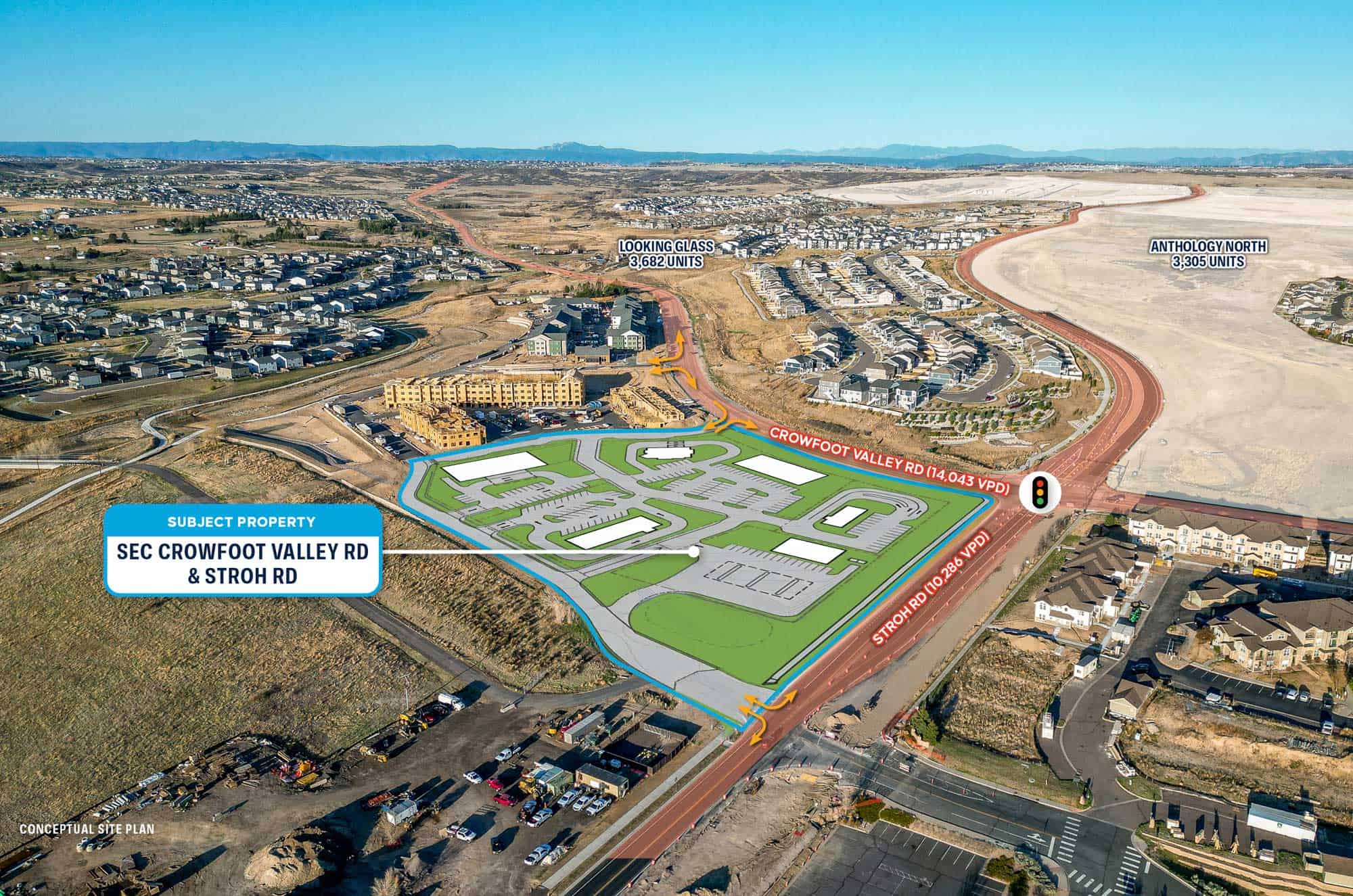 Crowfoot Valley Rd & Stroh Rd — Parker, CO