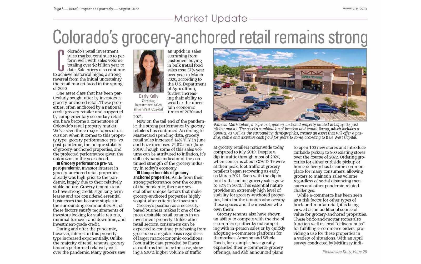 Colorado’s Grocery-Anchored Retail Remains Strong